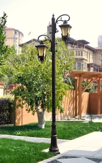 چراغ ایستاده حیاطی سردری  باغ باغچه ویلایی