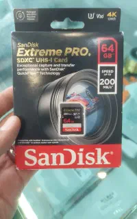 رم دوربین sandisk 64GB سرعت 200MB/S