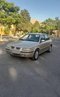 سمند مدل ۸۵رنگ بژ فنی عالی بیمه تابرج ۹