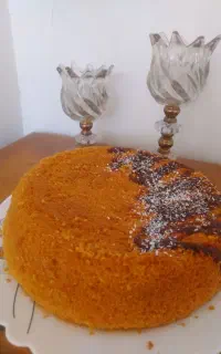 کیک خانگی تازه