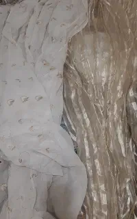 پرده حریر شیک  و پروه توری تمیز شیک