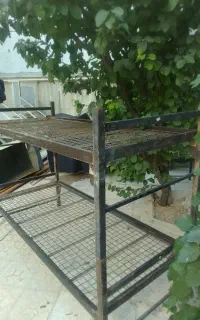 تخت خواب فلزی دو طبقه محکم