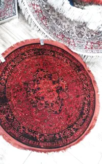 فرش دایره فرش هریس سنتی جدید ۷رنگ سایز ۱×۱