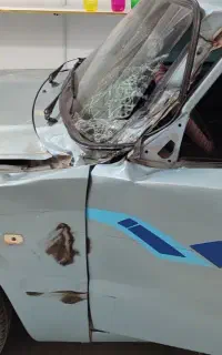 ماشین مزدا کارا ۱۷۰۰تصادفی