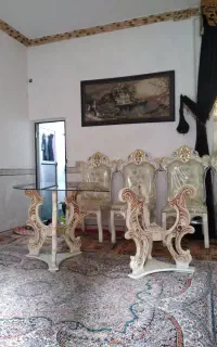 میز غذاخوری سلطنتی ۶ نفره نو به فروش می‌رسد