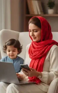 کار در منزل با گوشی