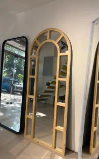 آینه چوبی گنبدی