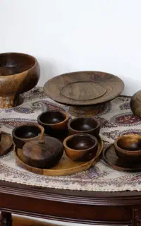 سرویس پذیرایی چوب گردو