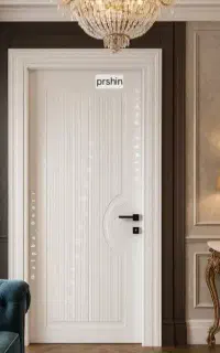 درب چوبی 8میل سوماترا پرشین چوب اتاقی ضد سرقت