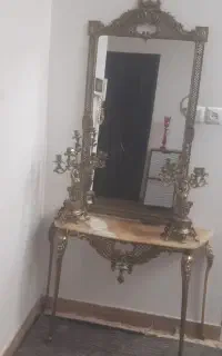 فروش آینه کنسول برنج