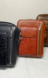کیف و کیف پول با چرم طبیعی و دست دوز
