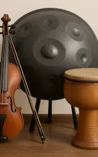 آموزش خصوصی ویلون .هنگدرام..تنبک