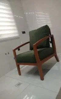مبل تکی همراه با پاف