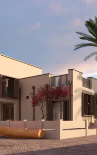 طراحی ویلا، نقشه ساختمان، طراحی داخلی و نما در قشم