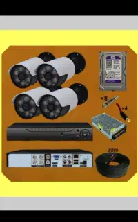 دوربین مداربسته دید رنگی  5mp  با قابلیت ضبط صدا