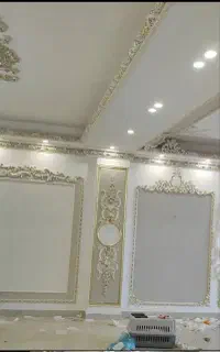 نقاشی رنگ کناف گچبری قاب پیمانکاری بازسازی ساختمان