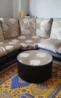 مبل ال هفت نفره با میز گرد