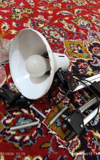 چراغ مطالعه پایه بلند.  چراغ کار
