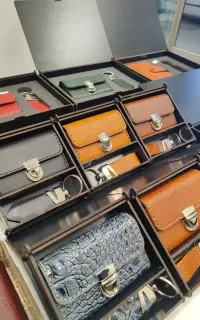 کیف جاکارتی چرم کادویی