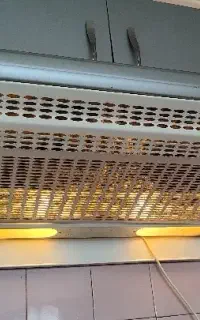 هود آشپزخانه پرقدرت دوموتوره چراغ روشن زیرقیمت