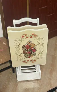 فروش میز عسلی تاشو سه تیکه و مبل