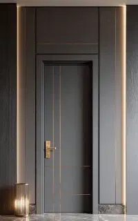 درب اتاق مدل لاین عمودی