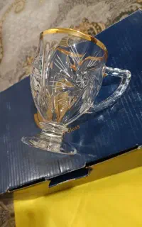 استکان خورشیدی لب طلایی