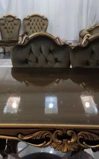 میز نهار خوری شش نفره چوب فقط امروز