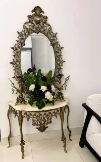 آینه شمدان برنز