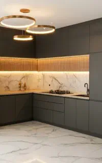 بازسازی صفر تا صد تی وی روم کناف کابینت