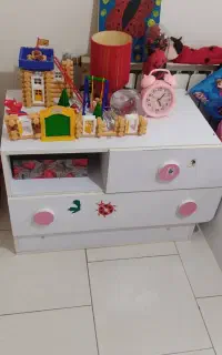 تخت نوجوان با تشک و میز تحریر و صندلی
