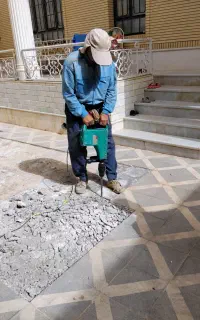 تخریب با پیکور برقی در جهرم