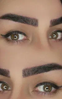 به ابروهات یه نمای قشنگ بده