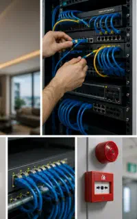 نصب،راه اندازی،عیب یابی دوربین‌،دزدگیر،اعلام حریق