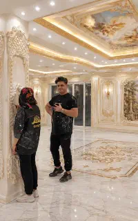پتینه.گچبری پیش ساخته.گچبری مدرن. نقاشی دیواری