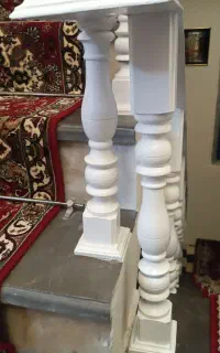 نرده چوبی دست دوم