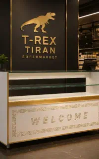 میز پیشخوان طرح welcome  تیرکس