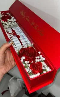 فروش دسته گل و باکس ربانی و خوراکی طبق سلیقه شما