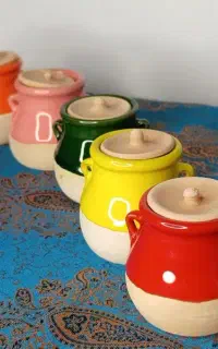 جا ادویه سفالی.دکوری