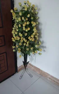 گل رز زرد مصنوعی