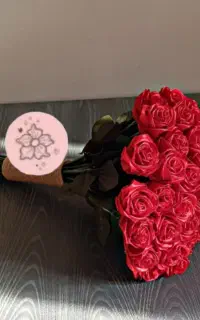 گل و دسته گل روبانی