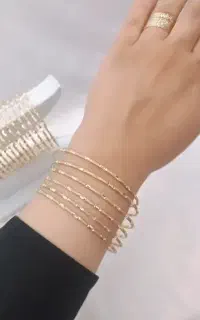 النگو مفتولی طلاروس اصلی بسیار زیبا ضمانتی