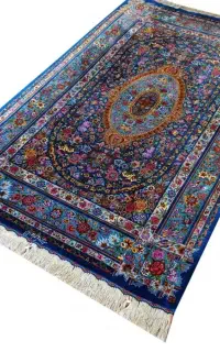 فرش ابریشم ذرع و نیم