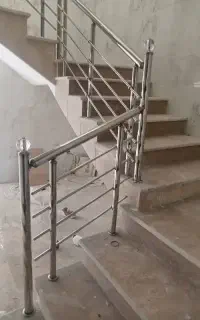 حفاظ پله و نرده استیل