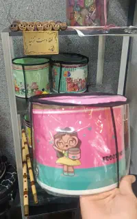 تبلک دخترانه صورتی (آموزش موسیقی کودک)