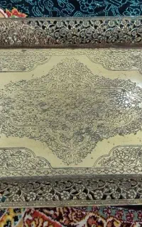 سینی چای و استکان و میوه خوری