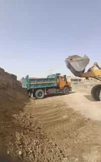خاکبرداری با لودر وبیل