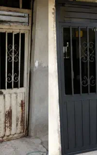 رنگ کاری تخصصی درب و پنچره