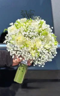 دسته گل وماشین عروس