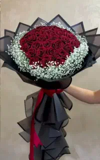 باکس گل روبانی زیبا و ماندگار